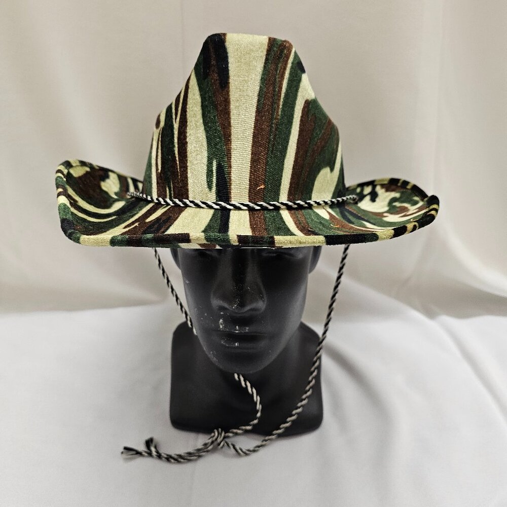 Camo Print Cowboy Hat
